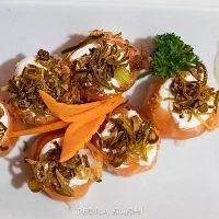 imagem Sushi de Salmão com Palha de Alho Poró (6unidades)