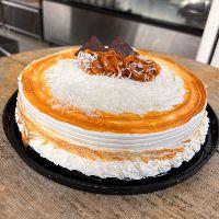 imagem Torta G de Doce de Leite  com Coco (massa branca)