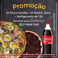 imagem Pizza Família + Média Doce + Refri 1,5L