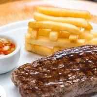 imagem Contra Filé com Arroz, Fritas, Feijão e Farofa (Serve 1 Pessoa)