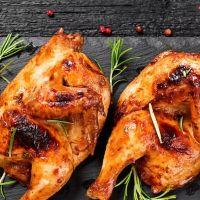 imagem Banda De Frango Assado na Brasa