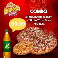 imagem 2 Grandes 35 cm + Broto 25cm doce + Kuat