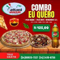 imagem Pizza Grande  +   Broto + REFRI 1,5l