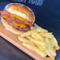 imagem SMASH CHEDDAR + FRITAS 