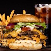 imagem Trio Double Big Smashed + Acompanhamento + Bebida