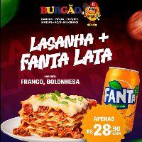 imagem Lasanha + Fanta Lata 
