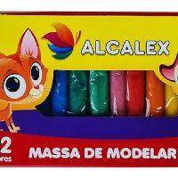 imagem MASSA DE MODELAR 12 CORES ALCALEX 