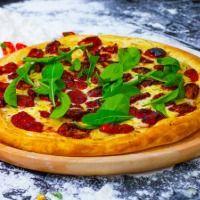 imagem Duas Pizzas de 40cm e leve Grátis Pizza doce 30cm + Refri 1,5l.
