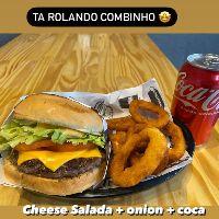 imagem Combo Cheese Salada (Cheese Salada + 5 Unid de Onion + Refri 350ml)