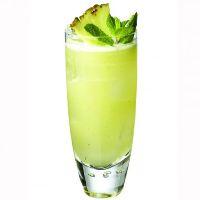 imagem Suco de abacaxi com hortela
