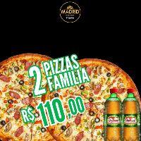 imagem 2 Pizzas Família + 2 Refrigerantes de 1 Litro e Entrega Grátis!