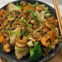 imagem Yakisoba frutos do mar infantil