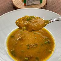 imagem CALDO DE CABOTIÁ COM GENGIBRE E PATINHO DESFIADO