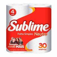 imagem Papel Higiênico Sublime 4 Rolos 