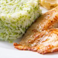 imagem Linguado com Arroz de Brócolis 
