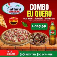imagem Pizza Gigante + Pequena+ Refrigerante 2L