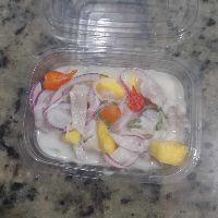 imagem CEVICHE 250 gramas  TILAPIA  