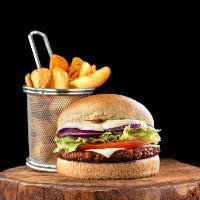 imagem Escolha 1 Burger + 1 Batata Canoa 
