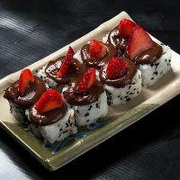 imagem Uramaki de Chocolate c/ Avelã e Banana 8 unidades