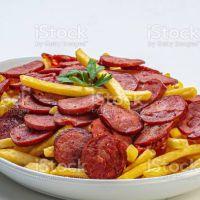 imagem Batata frita c/ calabresa 