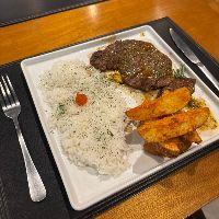 imagem Ancho com chimichurri e batata rústica