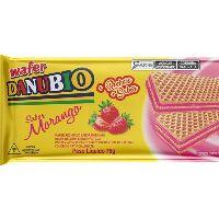 imagem WAFER DANUBIO SABOR MORANGO 75G- 3 UNIDADES