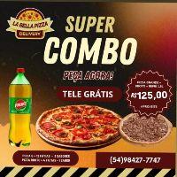 imagem Pizza Grande + Broto +  refri 1,5 l