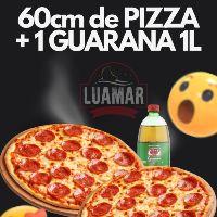 imagem 2 pizzas médias (30cm) + guaraná antartica de 1lt grátis!