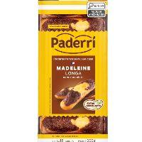 imagem BOLO MADELEINE LONGA COM CHOCOLATE PADERRI CONTÉM 16 UNIDADES PESO LIQ. 200G