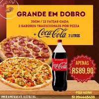 imagem GRANDE EM DOBRO + Coca-Cola 2L