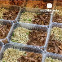 imagem R13.1) ESTROGONOFE DE CARNE + ARROZ INTEGRAL