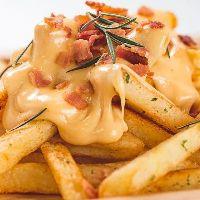 imagem Batata Frita com Queijo e Bacon