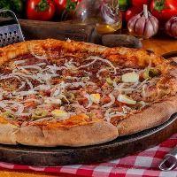imagem 1/2 Portuguesa + 1/2 Calabresa Pizza Grande (35cm)