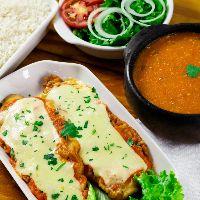 imagem Filé de peixe à parmegiana 