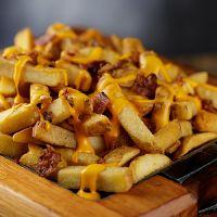 imagem Batata Frita com Cheddar e Bacon