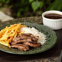 imagem Isca de Alcatra com Fritas 
