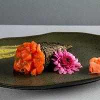 imagem Temaki de Salmão sem arroz