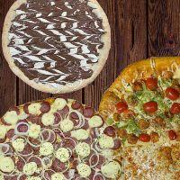 imagem Combo 2 Pizzas Famílias 35cm, Ganhe 1 pizza Doce