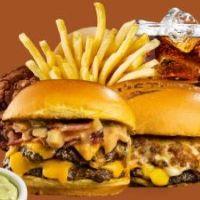 imagem Smash Bacon + Smash Jack + Batata M + Coca-Cola 350m l+ brownie tradicional