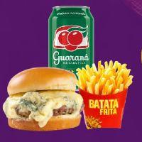 imagem Combo Quatro Queijos + Refrigerante Lata + Fritas 