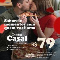 imagem Mês dos Namorados | Pizza média + Broto Doce + Refrigerante 1,5L