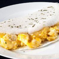 imagem Tapioca Com Queijo e Ovo