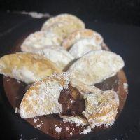 imagem mini pasteis de nutella  12 unidades 