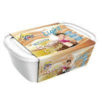 imagem Pote de sorvete light creme com chocolate 1l 