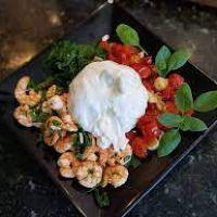 imagem Camarão na Burrata