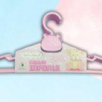 imagem CABIDE INFANTIL BABY ROSA CONTÉM 5 UNID.