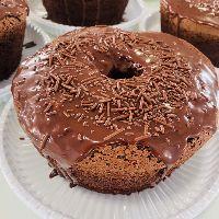 imagem Bolo de Chocolate com Cobertura de Chocolate