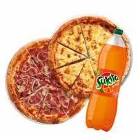 imagem 2 Pizzas 35 + 1 refri de 1l 