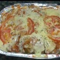 imagem gurjão de frango a parmegiana