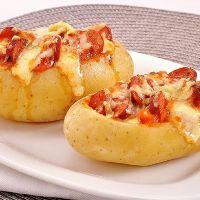 imagem Batata Recheada Calabresa com Mussarela